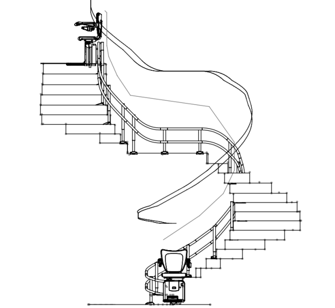 remonte escalier arles
