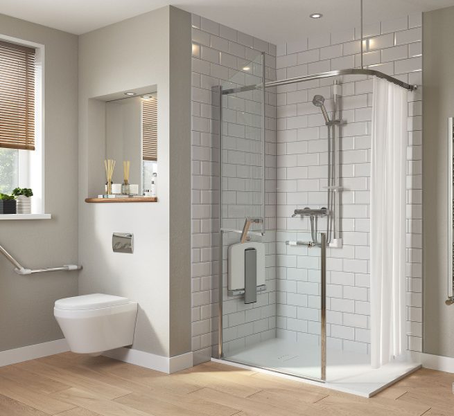 amenagement douche personne agee